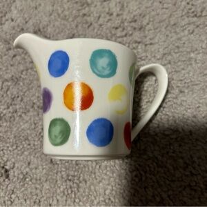 Grace’s Teaware Colorful Polka Dot Creamer